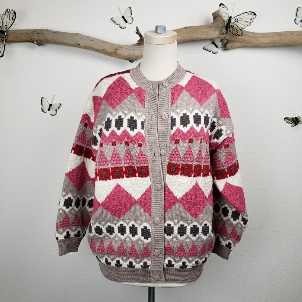 Stefanel made in italy wool blend vintage cardigan